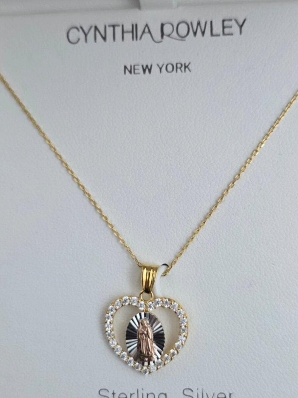 Cynthia Rowley Gold and Silver Heart Necklace